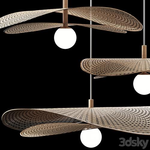 Rattan pendant Light 10