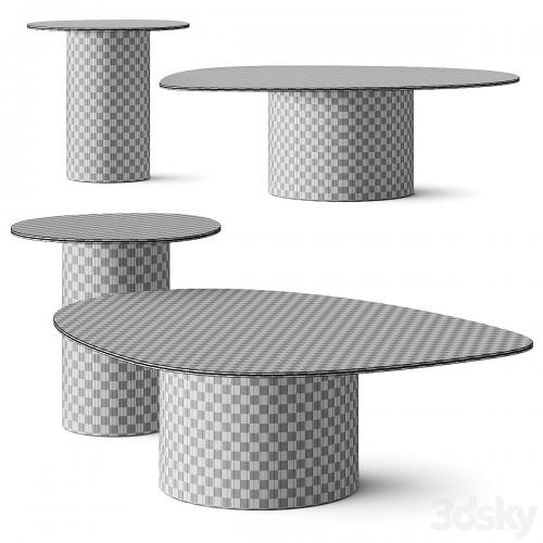 Calligaris Mushroom Marble Coffee Tables