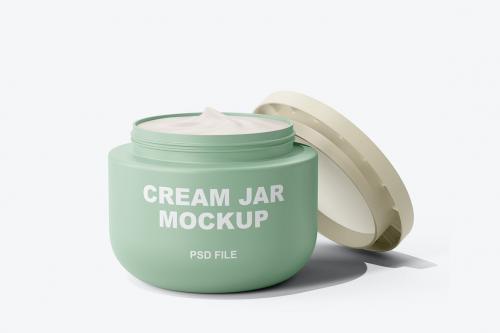 Cosmetic Cream Jar Mockup Vol.1