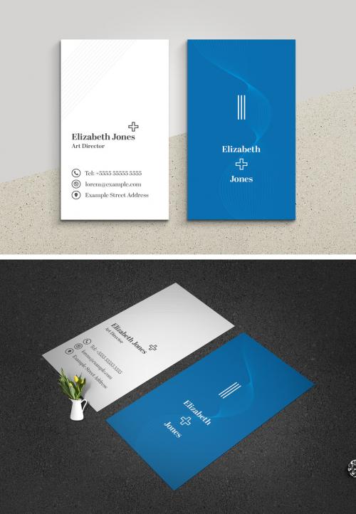 Simple Minimal Business Card Layout - 353194739