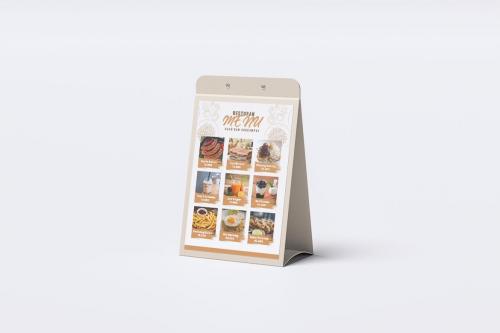 Table Menu Mockup