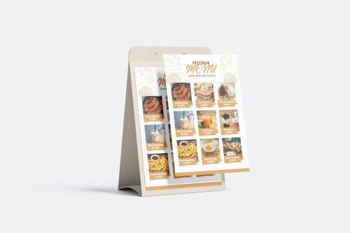 Table Menu Mockup