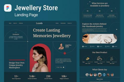 Jewellery Store Landing Page Figma