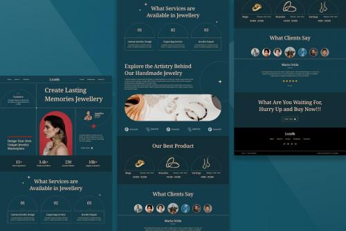 Jewellery Store Landing Page Figma