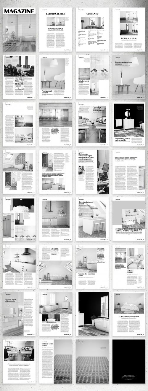 Design and Architecture Cultural Digital Magazine Layout - 353211265