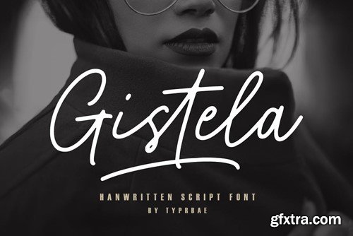 Gistela - Handwritten Script Font 4WGGENZ