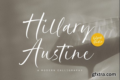 Hillary Austine Script Font RPD9QBA