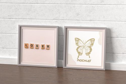 Square Frames Mockups