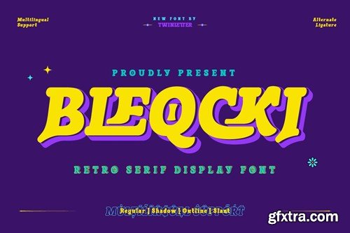 Bleqcki - Serif Display BNJDL35