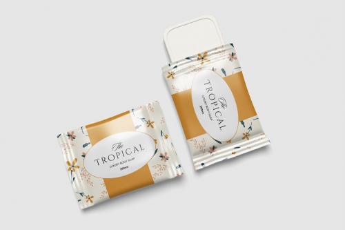 Soap bar Packaging Mockup