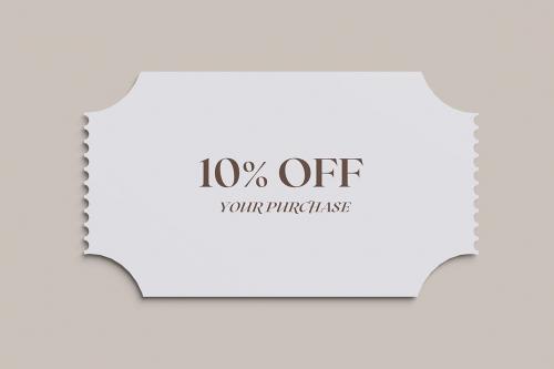 Coupon Mockup