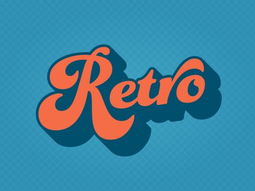 Bold Retro Text Effect - 353423539