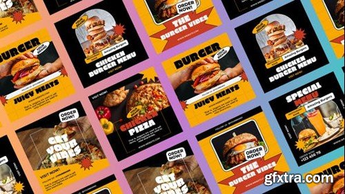 Videohive Burger King Social Media Posts 50187073