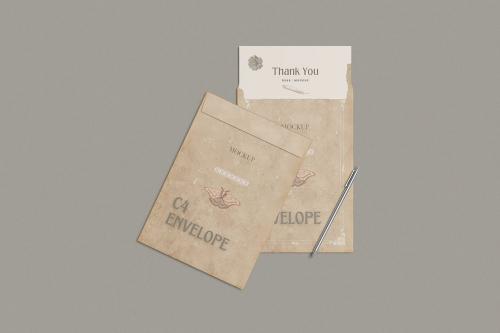 C4 Envelopes Mockup