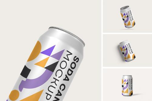 Soda Can Mockup