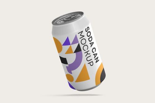 Soda Can Mockup