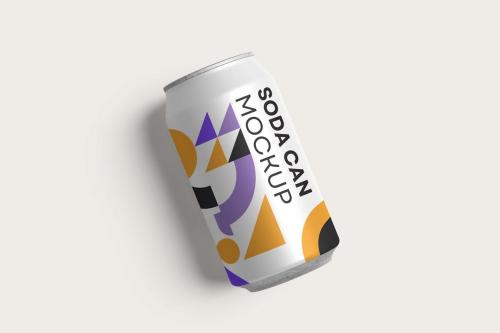 Soda Can Mockup