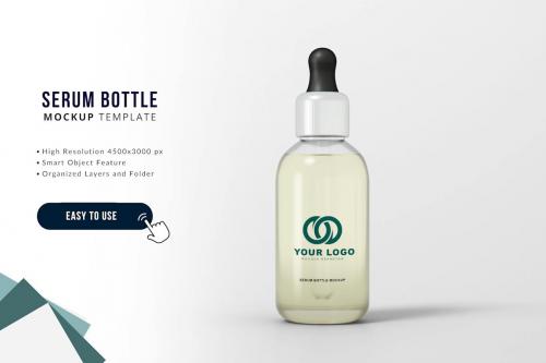 Serum Bottle Mockup