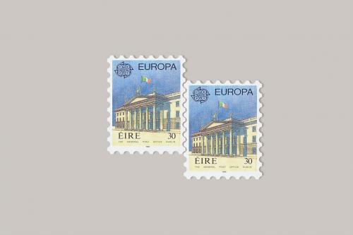 Postage Stamp Mockup