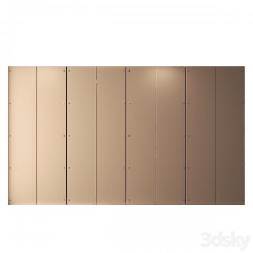 Modern Aluminum Glass Door Wardrobe