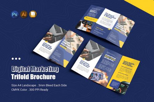 Digital Marketing Trifold Brochure