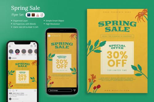 Latece - Spring Sale Flyer Set