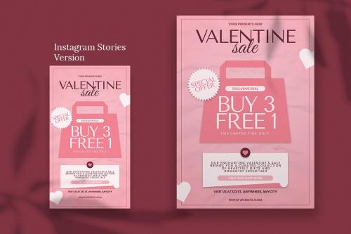 Sischa - Valentine Sale Flyer Set