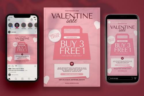 Sischa - Valentine Sale Flyer Set