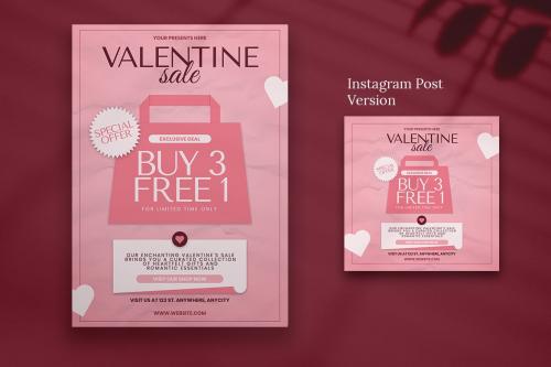 Sischa - Valentine Sale Flyer Set