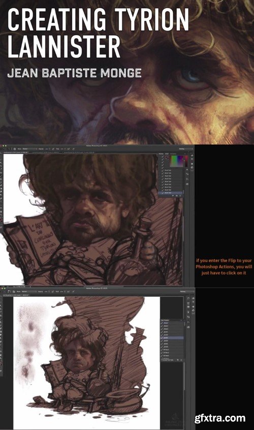 Creating Tyrion Lannister by Jean Baptiste Monge in Photoshop