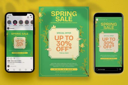 Denar - Spring Sale Flyer Set