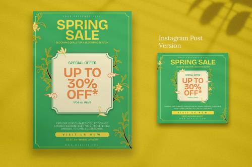 Denar - Spring Sale Flyer Set