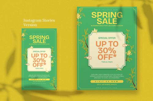 Denar - Spring Sale Flyer Set