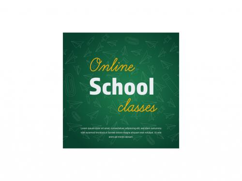 School Social Media Post Layout - 353449928