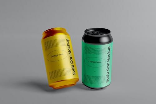 Soda Can Mockup