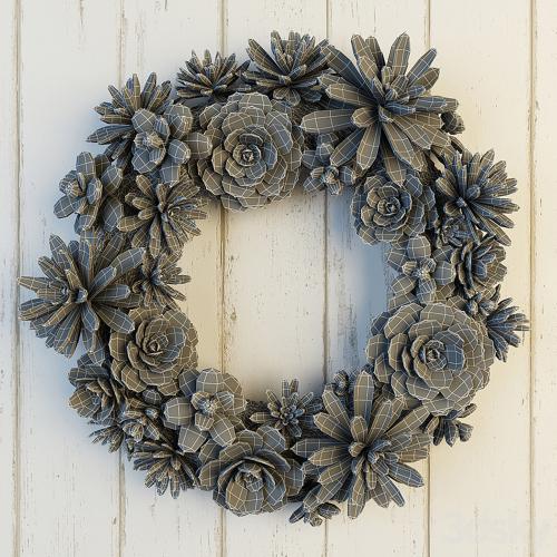 Pottery Barn Succulent Wreath