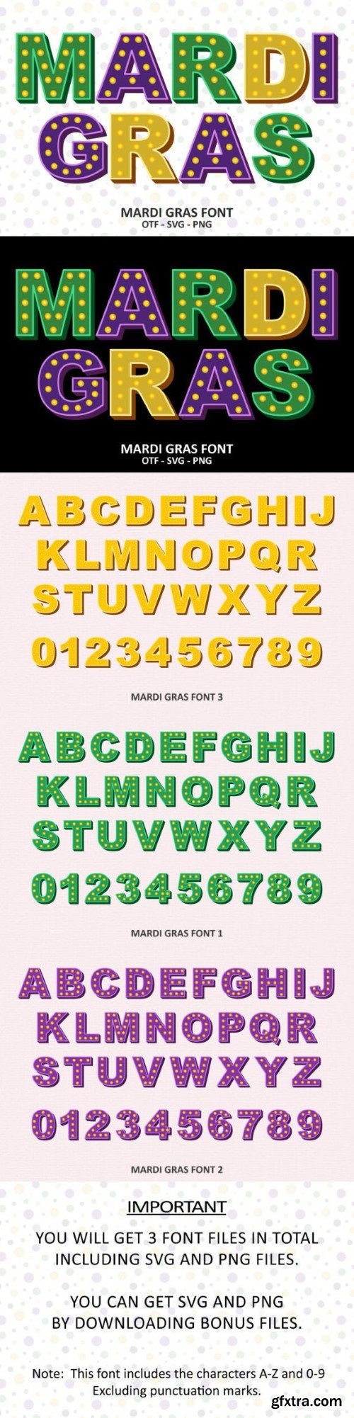 Mardi Gras Font