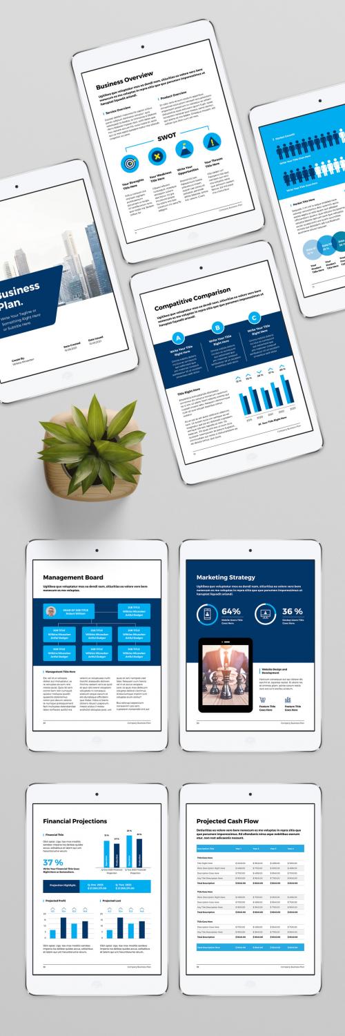 Digital Business Plan Layout - 353671365