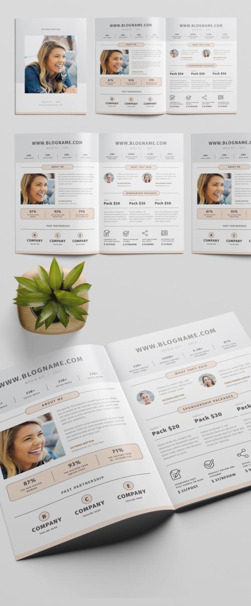 Digital Media Kit Layout - 353671396