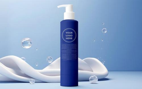 Shampoo Bottle Mockup Psd