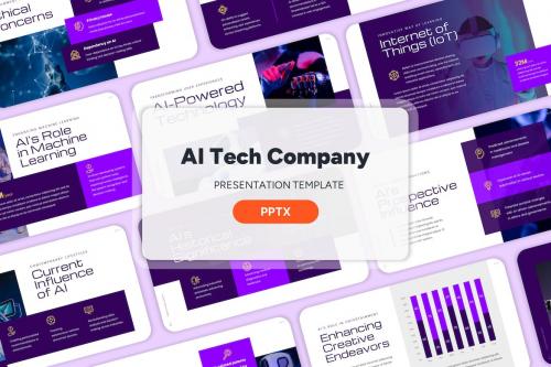 AI Tech Company - Powerpoint Templates