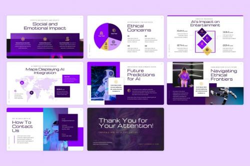 AI Tech Company - Powerpoint Templates