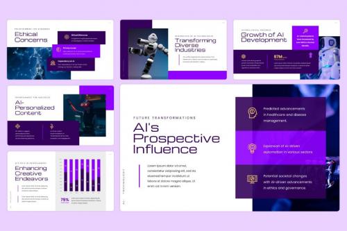 AI Tech Company - Powerpoint Templates