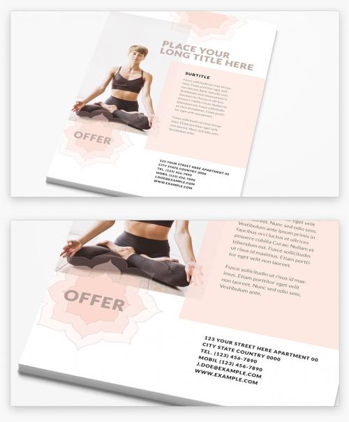 Yoga Flyer Layout - 353692547