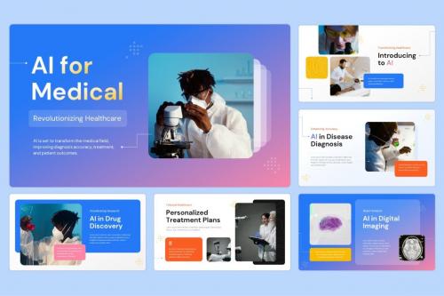 AI Medical Technology - Powerpoint Templates