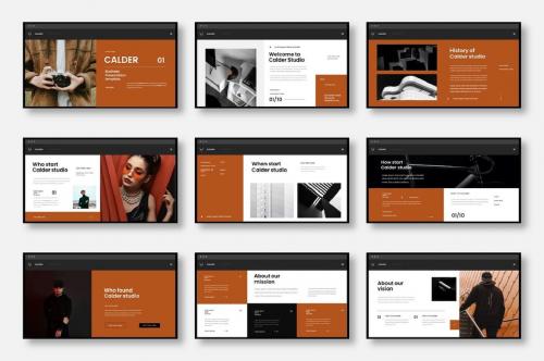 Calder – Business PowerPoint Template