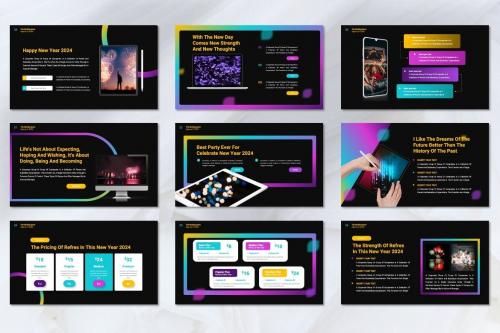 Refres - New Year Powerpoint Template