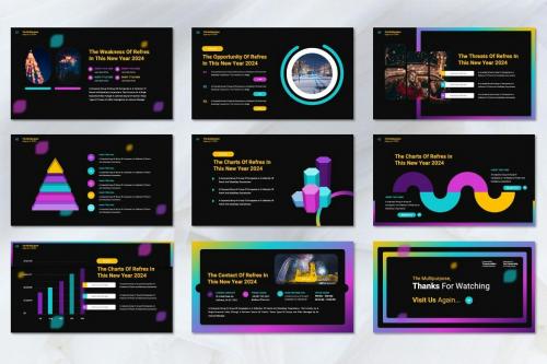 Refres - New Year Powerpoint Template