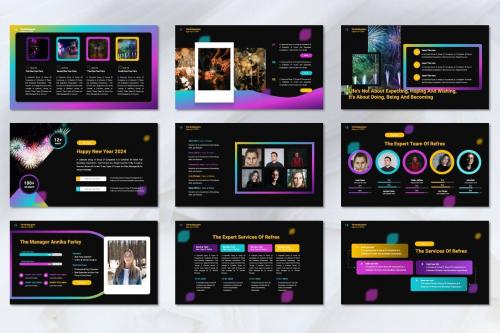 Refres - New Year Powerpoint Template