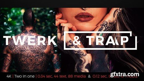 Videohive Typo Twerk And Trap 20590881